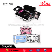 Usine d’alimentation professionnelle de la beauté maquillage vanity case, Etui de maquillage de la Chine